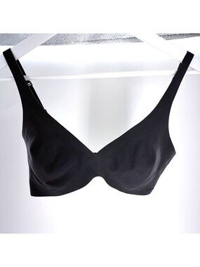 Skims Black Bra Size Large